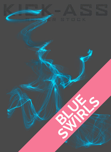 BLUE SWIRLS