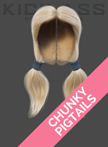CHUNKY PIGTAILS HAIR