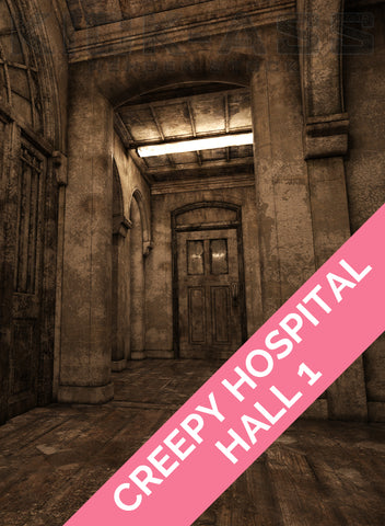 CREEPY HOSPITAL HALL 1