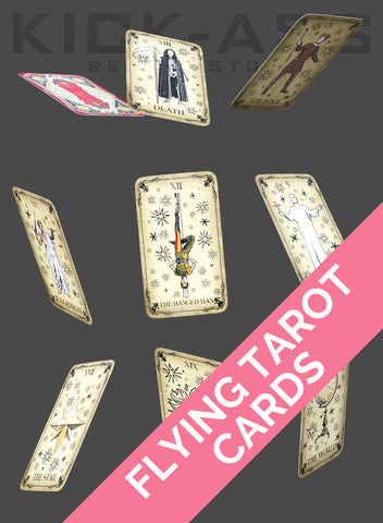 FLYING TAROT CARDS