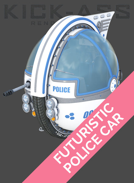 FUTURISTIC POLICE CAR