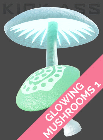 GLOWING MUSHROOMS 1