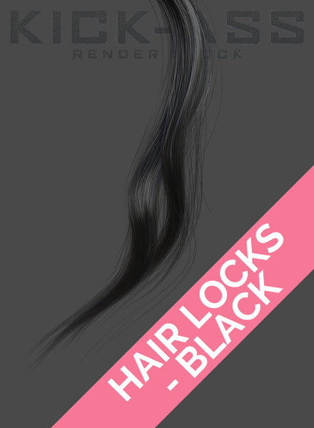 HAIR LOCKS - BLACK