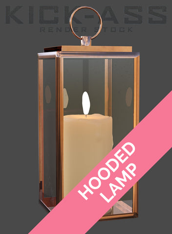 HOODED LAMP