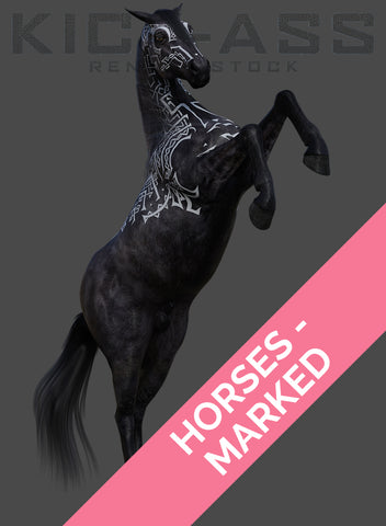 HORSES - MARKED