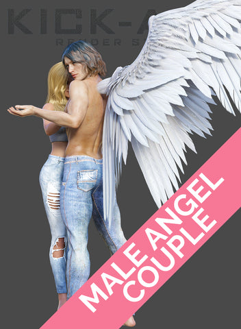 MALE ANGEL COUPLE