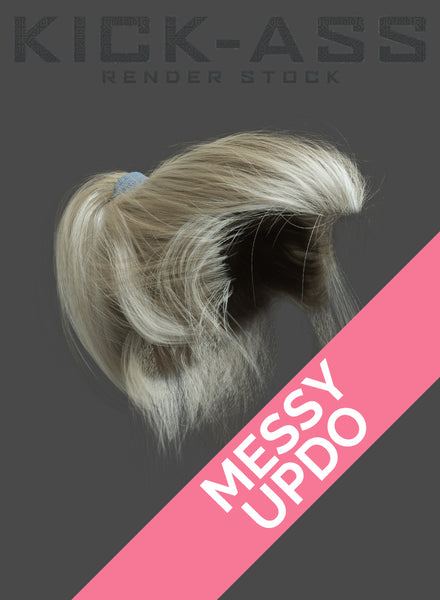 MESSY UPDO HAIR