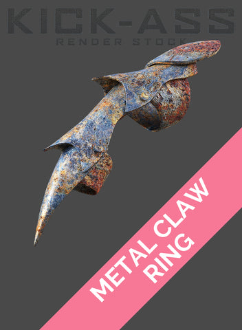 METAL CLAW RING