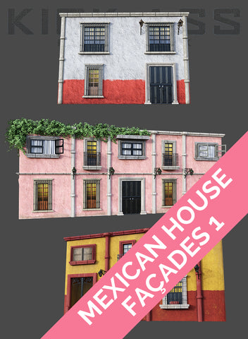 MEXICAN HOUSES FACADES 1