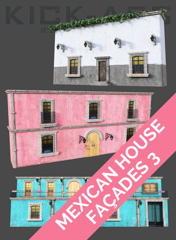 MEXICAN HOUSES FACADES 3