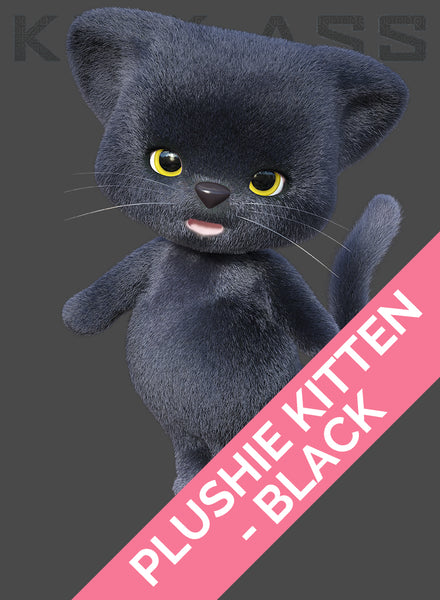 PLUSHIE KITTEN - BLACK