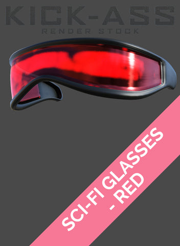 SCI-FI GLASSES - RED