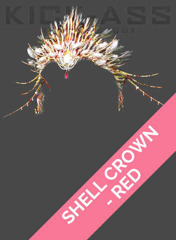 SHELL CROWN -- RED