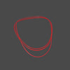 RED STRING NECKLACE
