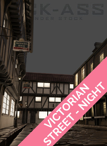 VICTORIAN STREET - NIGHT