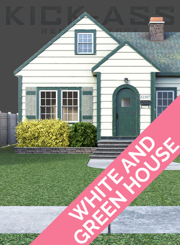 WHITE AND GREEN HOUSE