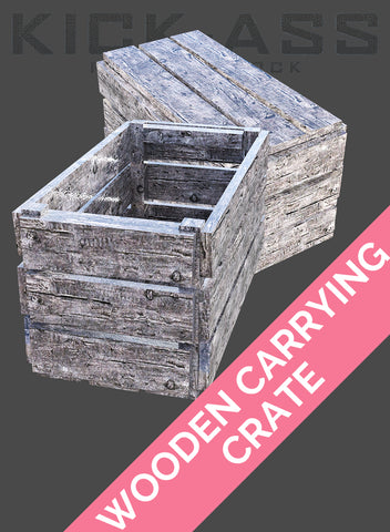 WOODEN CARRYING CRATE