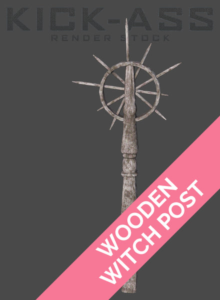 WOODEN WITCH POST